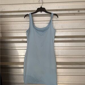 Elegant Blue Mini Dress